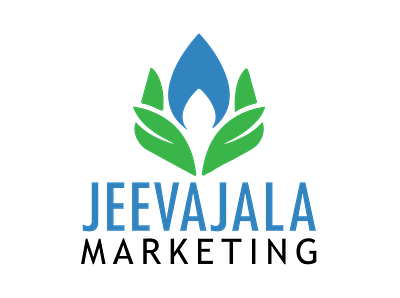 JeevaJala Marketing Logo Final 01 advertisement branding branding concept branding design cmyk illustration label design logo printmedia vector