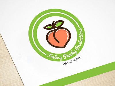 Feeling Peachy Productions Preview 1 1 branding branding concept branding design cmyk design illustration label design logo logotype printmedia