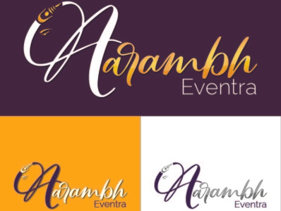 Aarambh Eventra branding branding design cmyk design logo vector