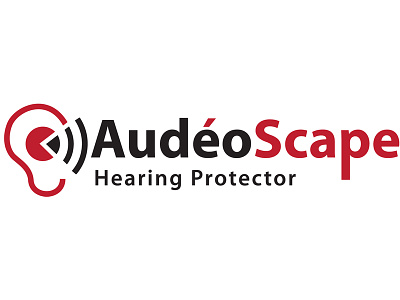 Audeoscape audeoscape branding cmyk hear hearingaid logo