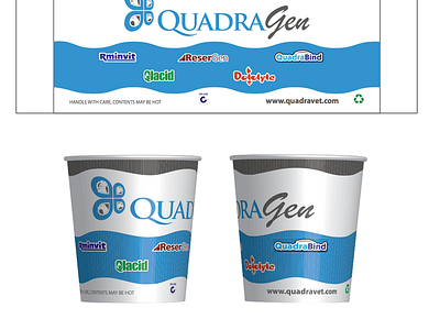 QuadraGen cmyk creativelabeldesign label label and box design label design media papercup print productad