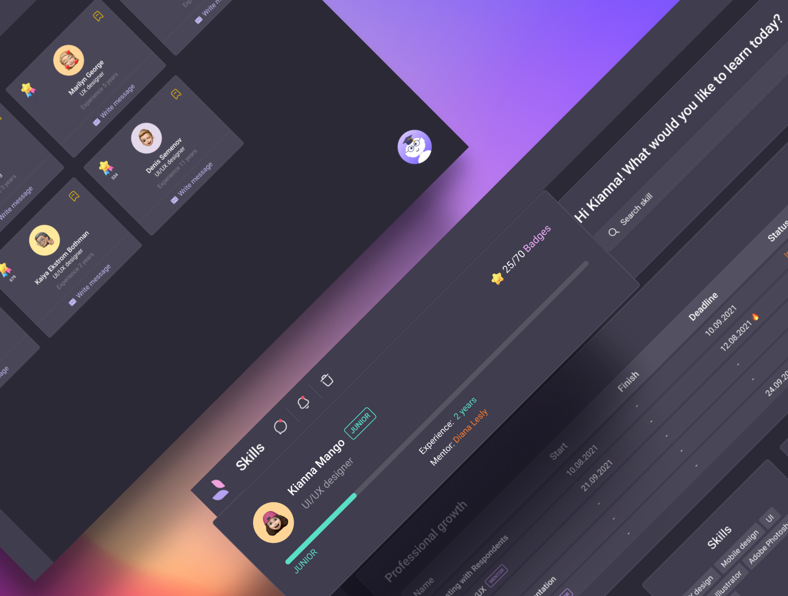 corporate-e-learning-system-by-yana-danilovich-on-dribbble