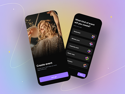 UI concept for event app