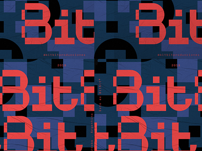 BIT BIT branding color colors design logo modular design shapes type typography vector