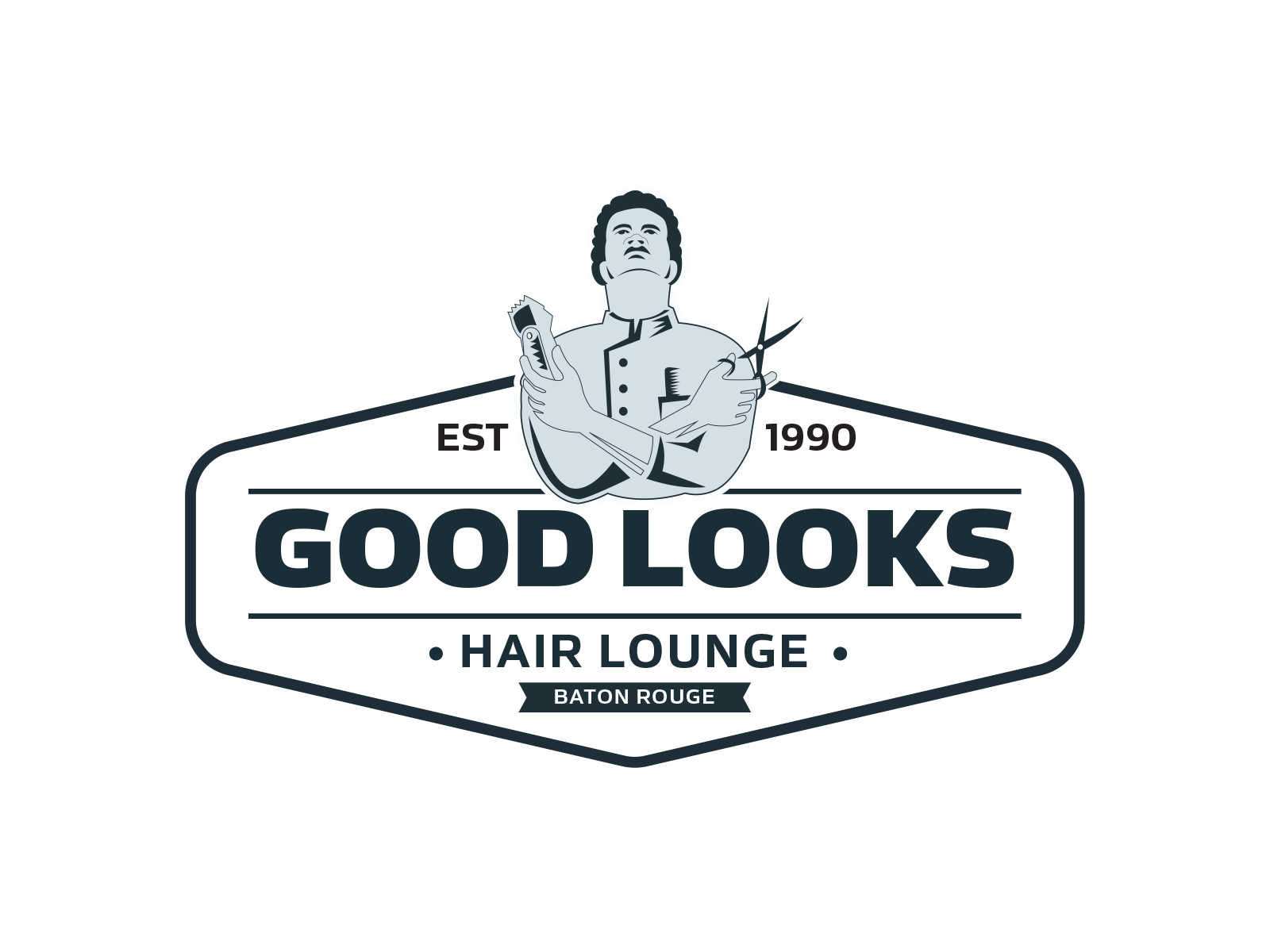 Logo Design For Barber Shop by Dhiritiman Sarker on Dribbble