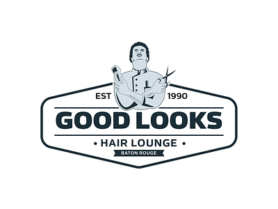 Logo Design For Barber Shop
