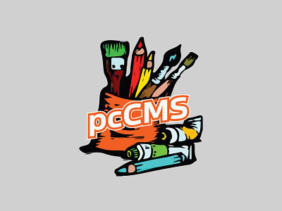 pcCMS Logo branding design graphic design illustration illustrator logo logo design vector