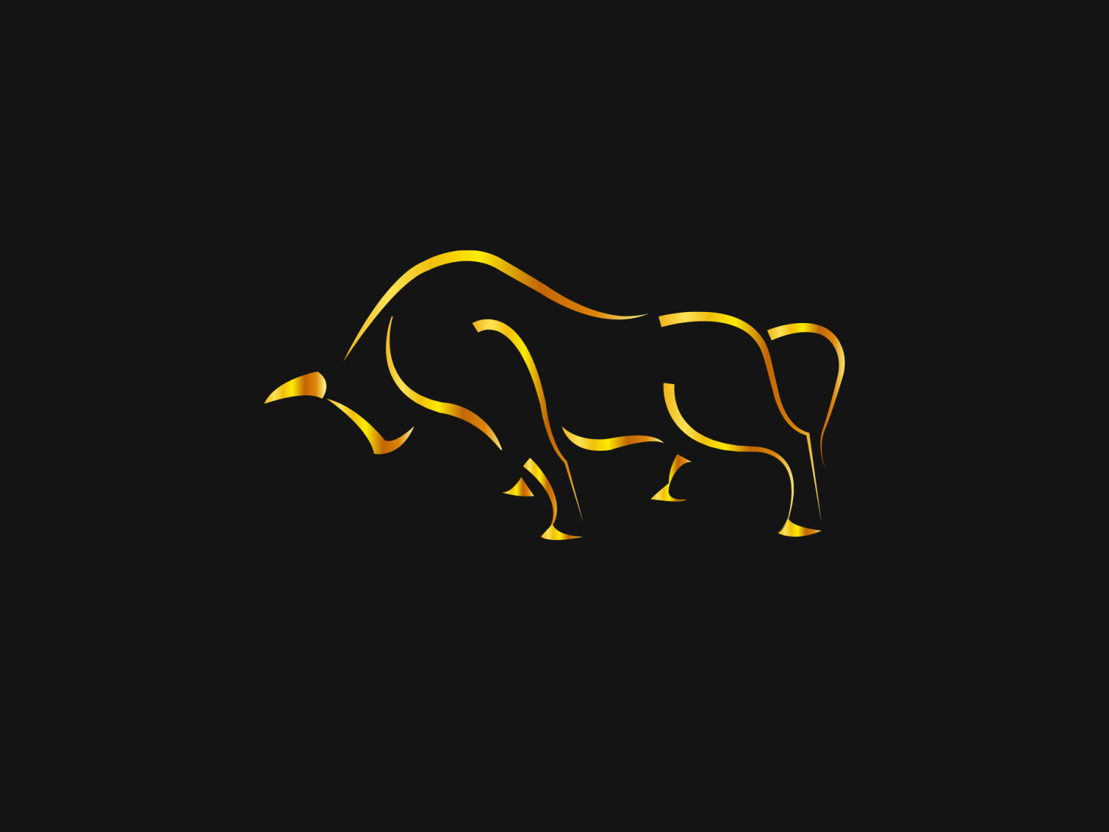 Golden Bull by Dhiritiman Sarker on Dribbble