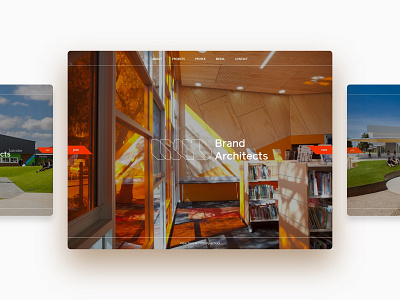 Brand Architects Portfolio Site branding design ui web website