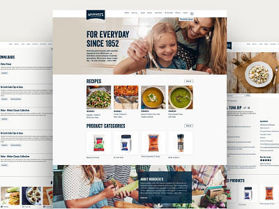 Mckenzie's Foods design ui website