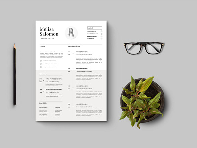 Free Apple Pages Resume Template design free resume template freebie freebies resume