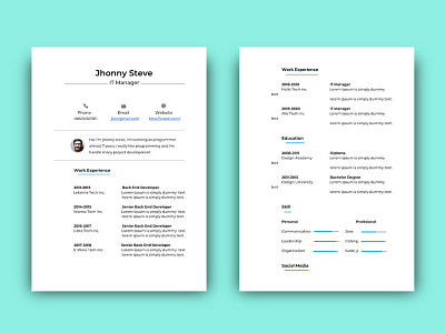 Free Google Docs CV/Resume Template