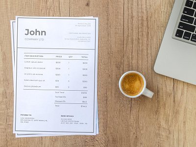 MS Word Invoice Template (FREEBIES)