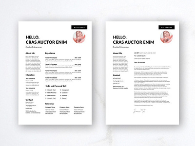 Free Simple Dynamic Resume Template freebie freebies resume resume clean resume cv resume design resume template