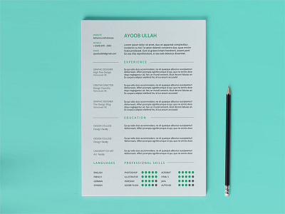 Free Any Industry Resume Template design free resume template freebie freebies resume