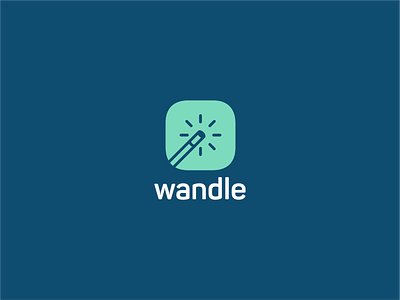 Wandle adobe illustrator branding design graphic design inspiration logo magic vector wand