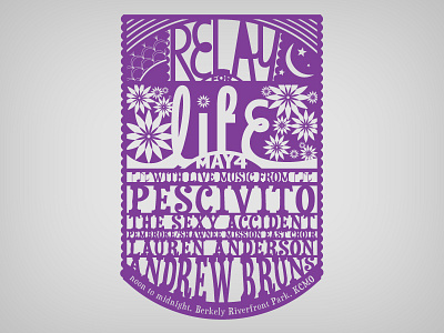 Relay for Life Poster kansas city lettering posters relay for life