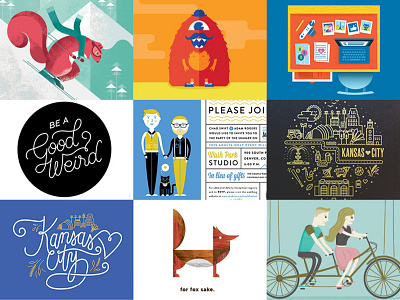2015! what a great year. fox illustration lettering monoweight puns squirrel timehop weird