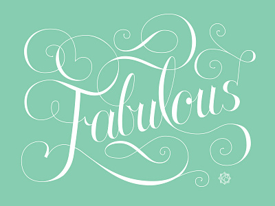 "fabulous" talk by a lettering queen