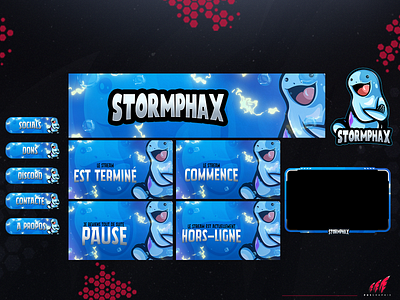 #Maraiste in a full twitch overlay package 3d animation branding design design twitch emotes graphic design illustration layout logo motion graphics streaming twitch twitch overlay ui vector
