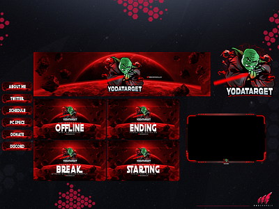 twitch overlay for this #Yoda