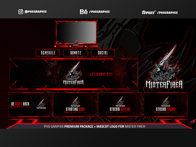 Full Twitch Package For MISTER FIRE A