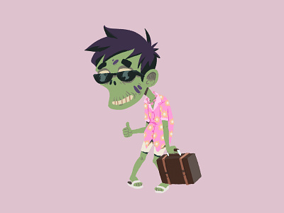 ZOMBIE character design concept art illustration laynes zombie
