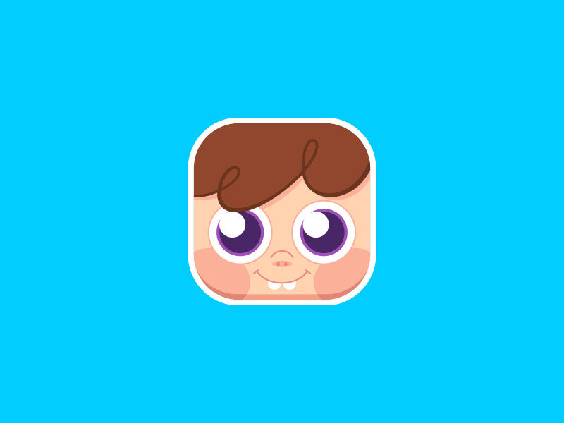 Kid face by Danilo Laynes on Dribbble