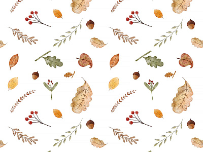 Forest seamless pattern (soon in my store)