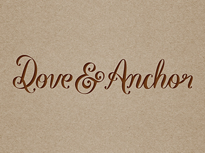 Dove Anchor Small Logo anchor brown dove liz logo williamson