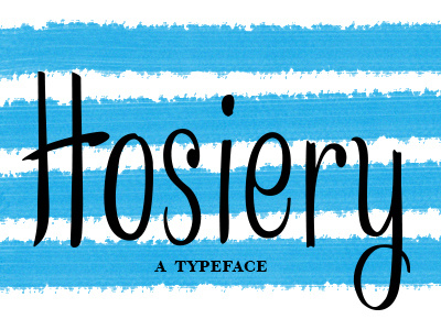 Hosiery hosiery retro stripes typeface
