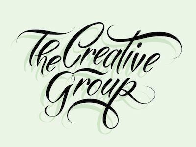 The Creative Group Handlettering flourish handlettering lettering mint swash the creative group