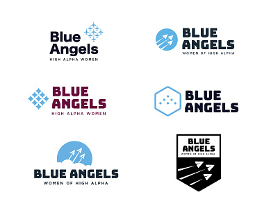 Blue Angels Logo Concepts