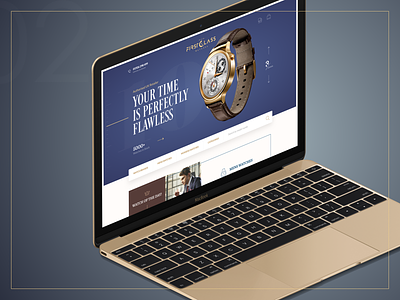 Luxury Watches brand e commerce hero landing luxury online retail shop slider watches