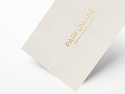 Parfumane - Branding brand branding corporate branding corporate business card corporate identity design foil foil stamp foil stamping foiling gold foil logo luxury luxury brand luxury branding perfume premium