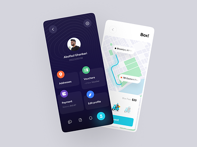 Delivery app Concept