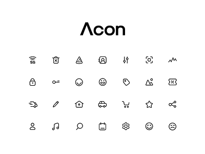 Acon Pack barcode calender car copoun couvher emoji icon icon design icon pack icon set iconly identity illustraion illustration ilustrator music smile star ui voucher