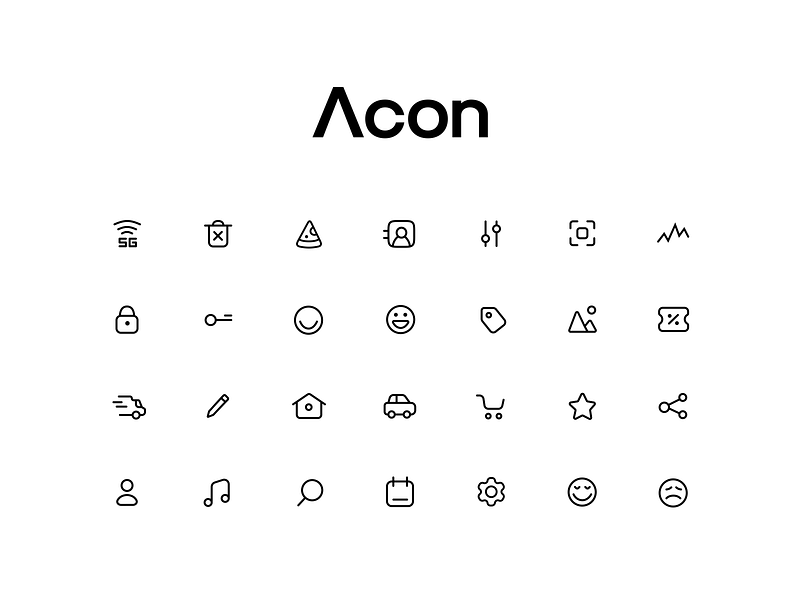 Acon Pack by Abo on Dribbble