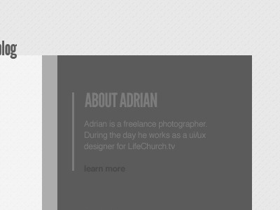 Thisisadrian blog css3 photoshop tumblr web design