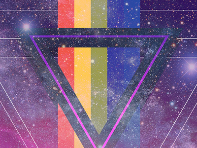 32nd Birthday Bash Poster 80s style design galaxy geometric illustration photoshop retro sci fi shapes space stars texture