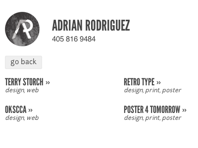 Portfolio design menu nav portfolio
