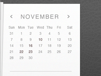 iPad App app calendar design ipad ui