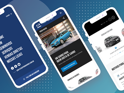Ford Barigui - Website car car dealer design interface landing page mobile responsive website site