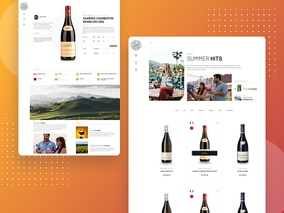 Cellar - E-commerce design ecommerce light magento 2 responsive web design shop site ui ux wine
