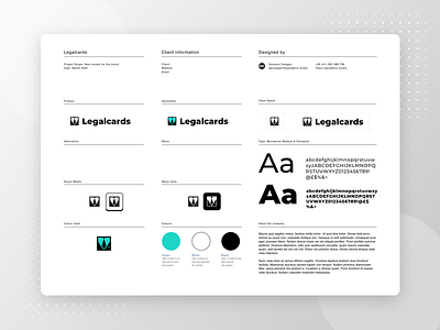 Legalcards - Unused branding alternative