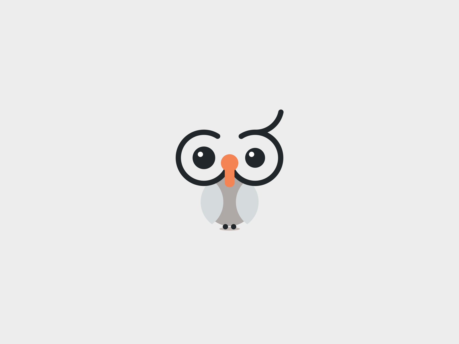 Owl family graphic design