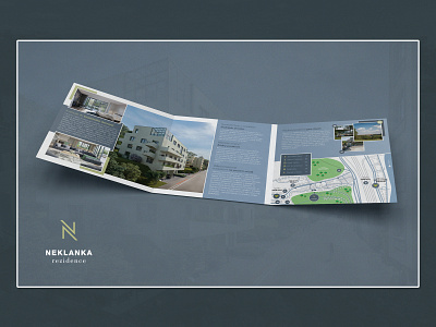 Squared brochure adobe indesign brochure design graphic design orientation map real estate