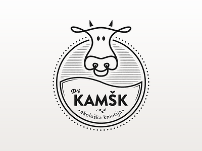 Organic farm logo design