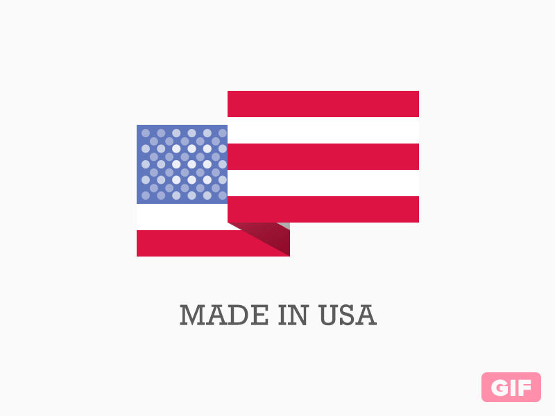 Made in Amurika [ANIMATED] america amurika animation design fade flag flat gif graphic graphic design guifff made in usa minimal stars stripes u.s.a. united states usa
