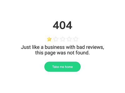 404 - TrueReview 404 design page not found ui ux website